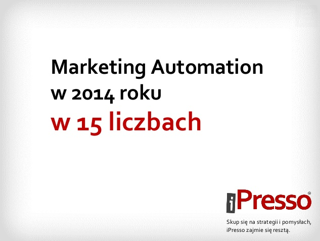 Prezentacja – Marketing Automation 2014 w 15 liczbach